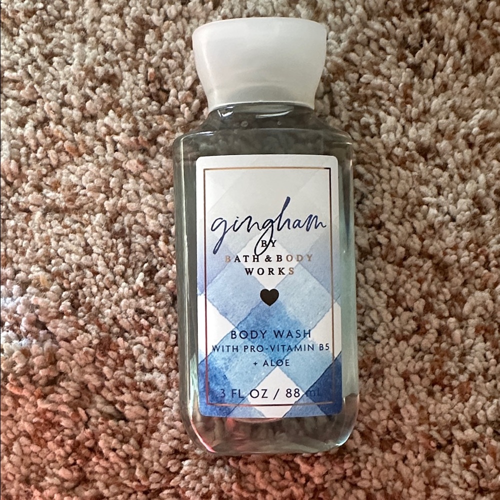 Gingham Travel Body Wash